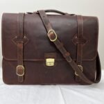 Leather office bag