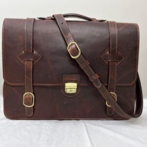 Leather office bag