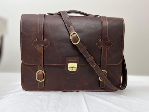 Leather office bag