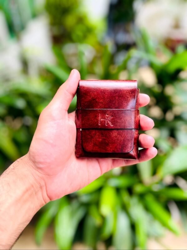 Caddy handmade leather wallet