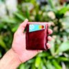 HP Caddy smart leather wallet back
