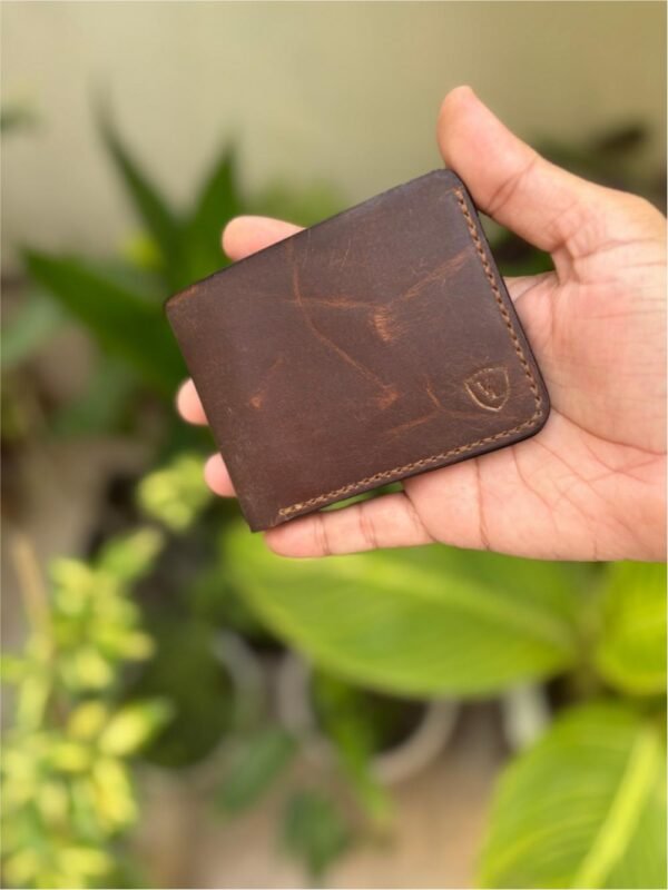 The Alpha Rust, handmade leather vintage wallet